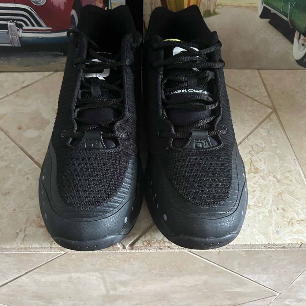 Men's Black Athletic Shoes.  Brand new, never worn.  Ships in replacement box.